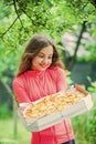 juicy pizza. unhealthy and healthy food. happy childhood. child feel hunger. hungry kid going to eat italian pizza. fast Royalty Free Stock Photo