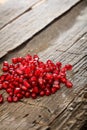 Juicy pomegranate fruit seeds Royalty Free Stock Photo