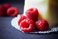 juicy raspberry  you can feel the taste Royalty Free Stock Photo