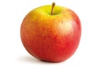 Juicy red apple on a white background Royalty Free Stock Photo