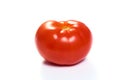 Juicy red tomato on a white isolated background Royalty Free Stock Photo