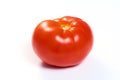 Juicy red tomato on a white isolated background Royalty Free Stock Photo