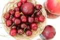 Juicy ripe cherries Royalty Free Stock Photo
