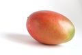 Juicy ripe mango isolated white background Royalty Free Stock Photo