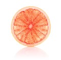 Juicy segment grapefruit Royalty Free Stock Photo