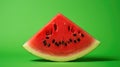 juicy slice watermelon background