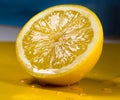 Juicy Sliced Lemon