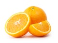 Juicy sliced oranges Royalty Free Stock Photo
