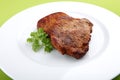 Juicy steak dinner Royalty Free Stock Photo