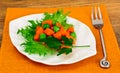 Juicy Vegetable Stew. Peas and Carrots. Diet Food.