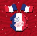 14 juillet phrase emblem