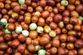 Jujube fruit on a street market in Istanbul