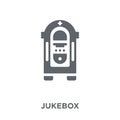 Jukebox icon from Birthday and Party collection. Royalty Free Stock Photo