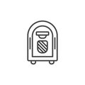 Jukebox icon vector set on white background Royalty Free Stock Photo