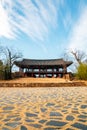 Jukseoru Korean traditional pavilion in Samcheok, Korea