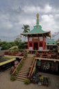 Jpanese temple in Sudarshan Crafts Museum,yard Complex Puri Orissa