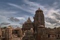 Lingaraja Temple on Temple Road, Royalty Free Stock Photo