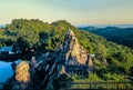 Vintage Black and White Photo of Masroor Rock-cut Temples at Masrur Hindu temples in the Kangra Royalty Free Stock Photo