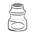 Simple Disposable Takeaway Drink vector illustration