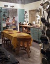 Julia Child Kitchen in Smithsonian Behind Plexiglas Royalty Free Stock Photo