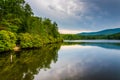 Julian Price Lake, along the Blue Ridge Parkway in North Carolina.