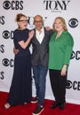 Julie White, George C. Wolfe & Kristine Nielsen at 2019 Tony Awards Meet the Nominees Press Junket Royalty Free Stock Photo