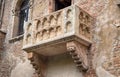 Juliet balcony in the city of Verona, Italy Royalty Free Stock Photo