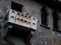 Juliet balcony in Verona, symbol of love and romance, ideal to represent the concept of love Royalty Free Stock Photo