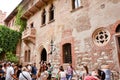 Juliet Capulet Home. The balcony of Romeo and Juliet at Verona Italy