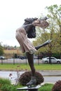 Figure Skater sculpture at the Olympic Training Center Colorado