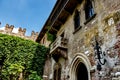 Juliet`s balcony - love forever - in Verona, Italy