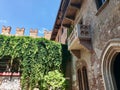 Juliet`s balcony, Verona, Italy