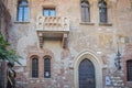 Juliets House in Verona, history, old houses, story, Juliet and Romeo, Verona, Italy Royalty Free Stock Photo