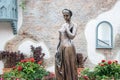 Juliet's staue is garden