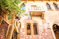 Juliet statue and balcony in Verona Royalty Free Stock Photo