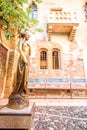 Juliet statue and balcony in Verona Royalty Free Stock Photo