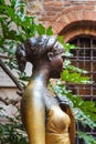 Juliet staue near Juliet Capulet house. Verona. Italy