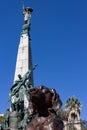 Julio de Castilhos Monument in Praca Matriz, Porto Alegre, Rio Grande do Sul, Brazil Royalty Free Stock Photo