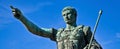 Julius Caesar, ancient statue in Rome, Italy. Concept for leadership, personal growth, personal development Royalty Free Stock Photo