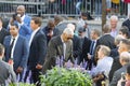 Julius Erving in Hall of Fame enshrinement, MA, USA Royalty Free Stock Photo