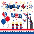 July 4th, USA Royalty Free Stock Photo