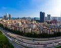 Inexpensive urban villages for workers in Shenzhen, China Royalty Free Stock Photo