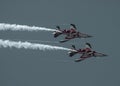 19 July 2009, `Asas de Portugal` Jets during the famous Air Show in Vigo. Royalty Free Stock Photo