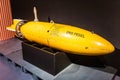 Unmanned underwater vehicle in Cosmocaixa museum