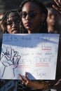 July 13, 2016, Black Lives Matter Protest, Charleston, SC. Royalty Free Stock Photo