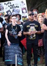 July 13, 2016, Black Lives Matter Protest, Charleston, SC. Royalty Free Stock Photo