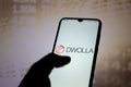 July 26, 2020, Brazil. In this photo illustration the Dwolla logo seen displayed on a smartphone