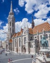 St. Matthew`s gothic Cathedral, Budapest, Hungary Royalty Free Stock Photo