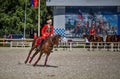 July 25, 2015. Ceremonial presentation of the Kremlin Riding School on VDNH in Moscow.