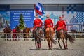 July 25, 2015. Ceremonial presentation of the Kremlin Riding School on VDNH in Moscow.